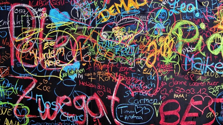 Обои в стиле граффити
