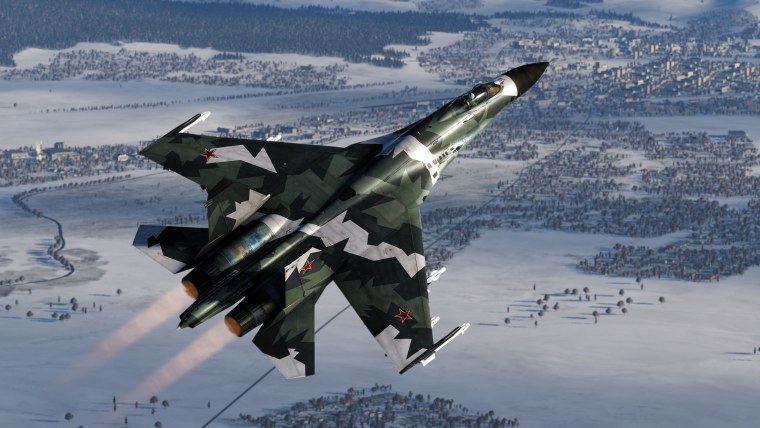 Су-35 реактивный самолёт