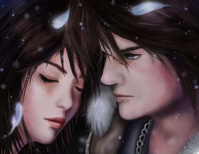 Final Fantasy 8 Squall and Rinoa