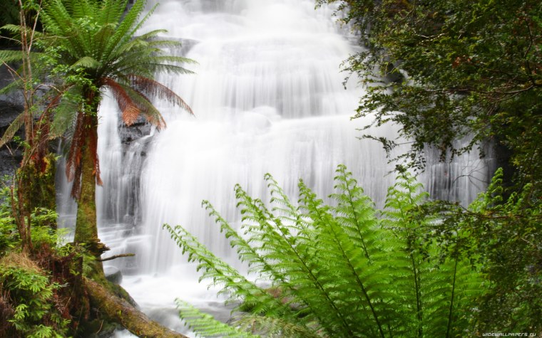 Фотообои на рабочий стол водопады