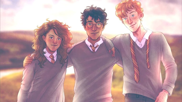 Золотое трио Гарри Поттер