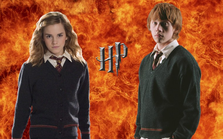 Гарри Поттер Гермиона Грейнджер и Рон Уизли