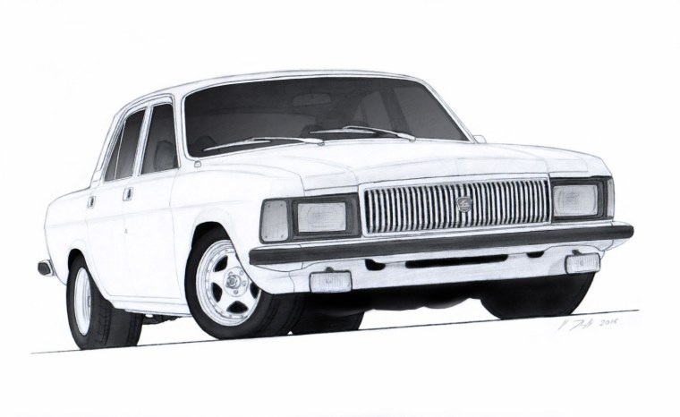 ГАЗ Волга 3102 вектор