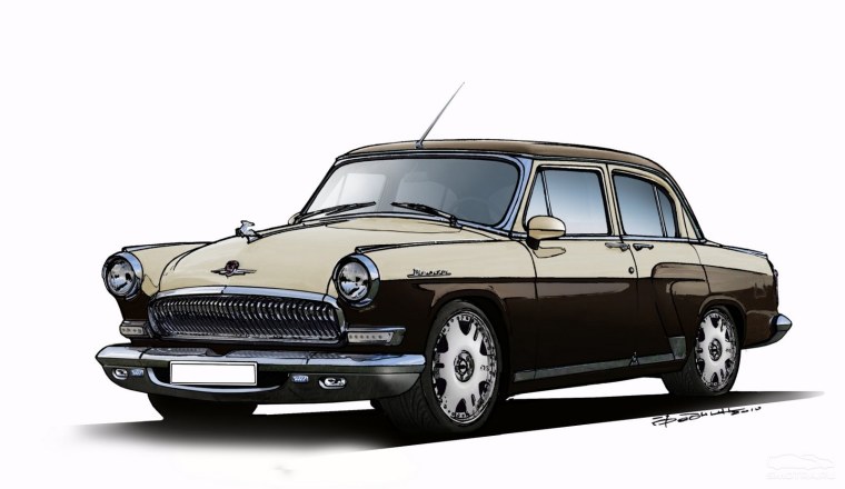 ГАЗ 21 вектор