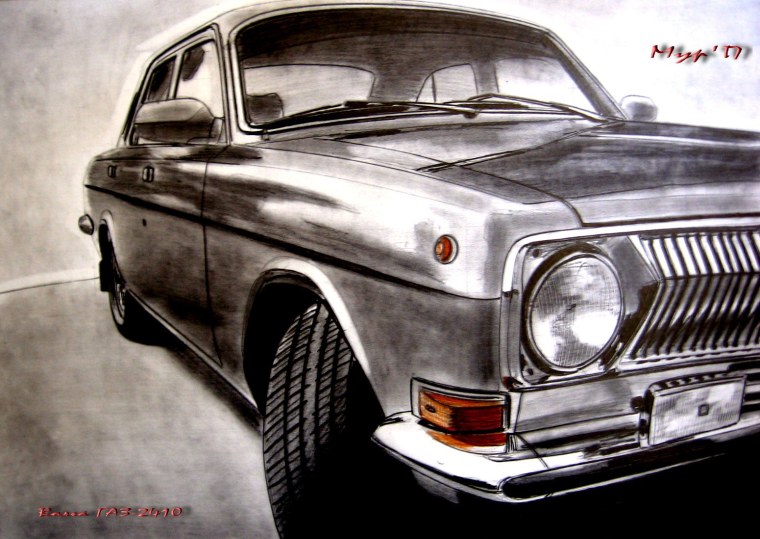 ГАЗ 24 скетч