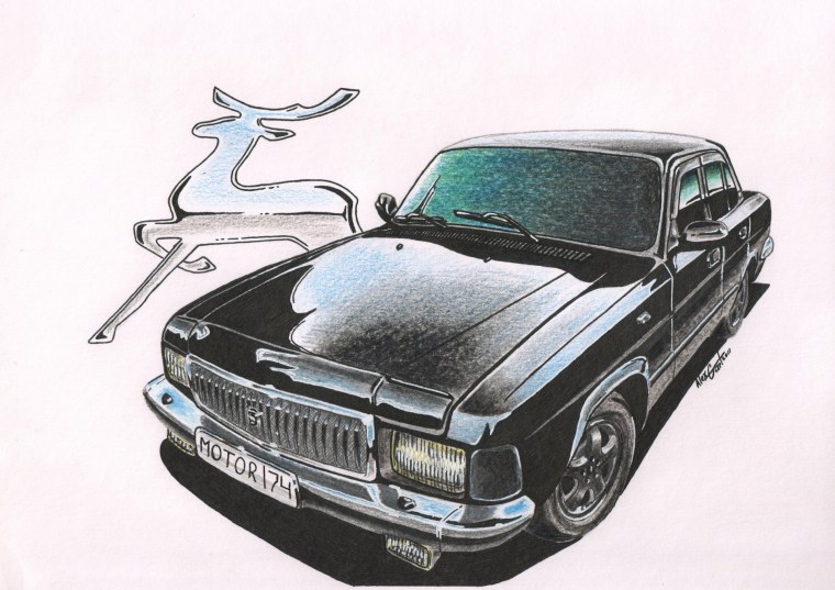 ГАЗ Волга 3102 вектор