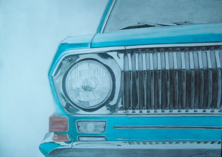 Рисунок Волга ГАЗ 24