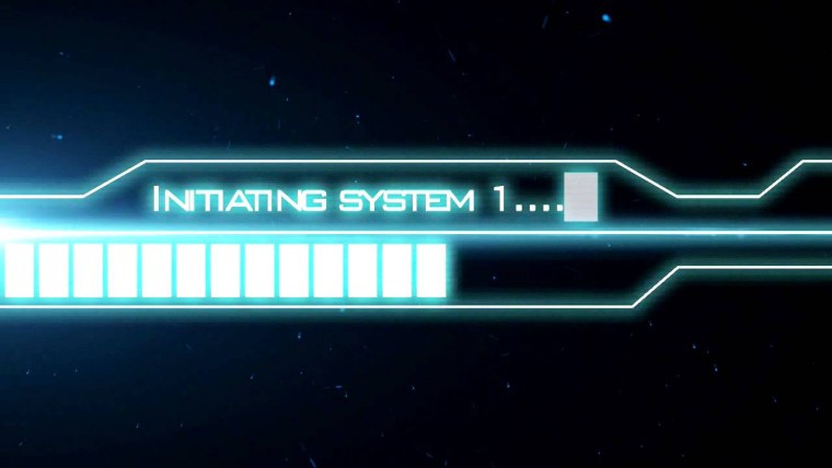 Загрузка в стиле киберпанк