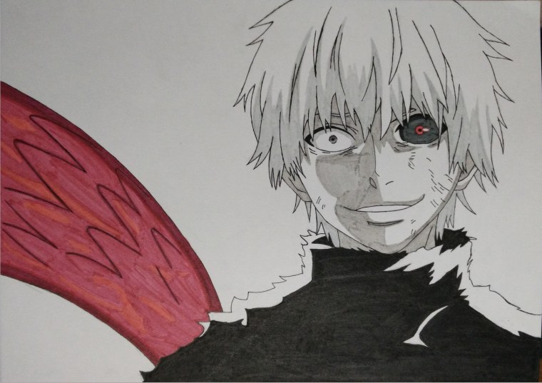 Аниме для рисования Токийский гуль