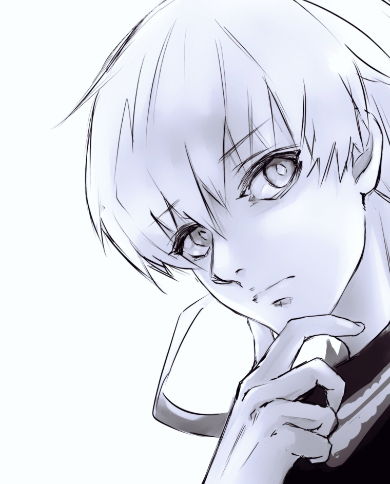 Канеки Кен карандашом