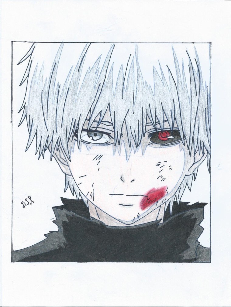 Канеки Кен для рисования