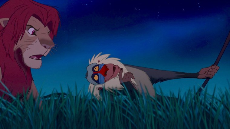 Король Лев Симба и Рафики