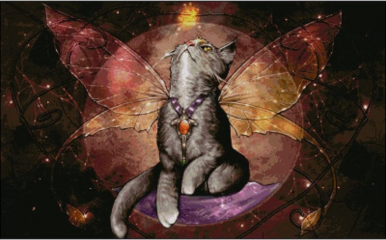 Магические кошки с крыльями