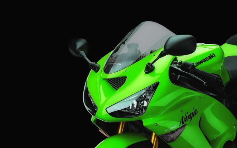 Kawasaki Ninja ZX-6r зеленый