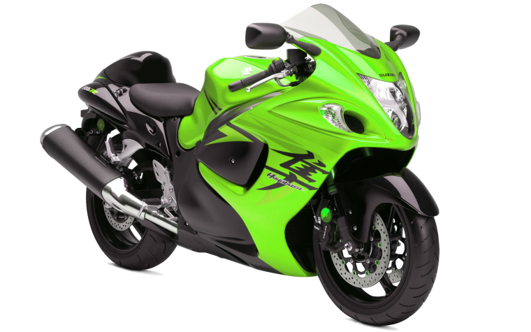 Suzuki Hayabusa зеленый