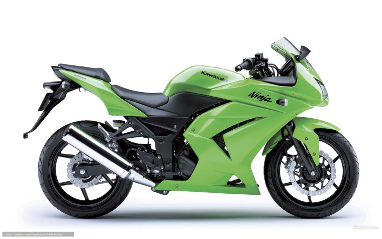 Кавасаки 250 желтый