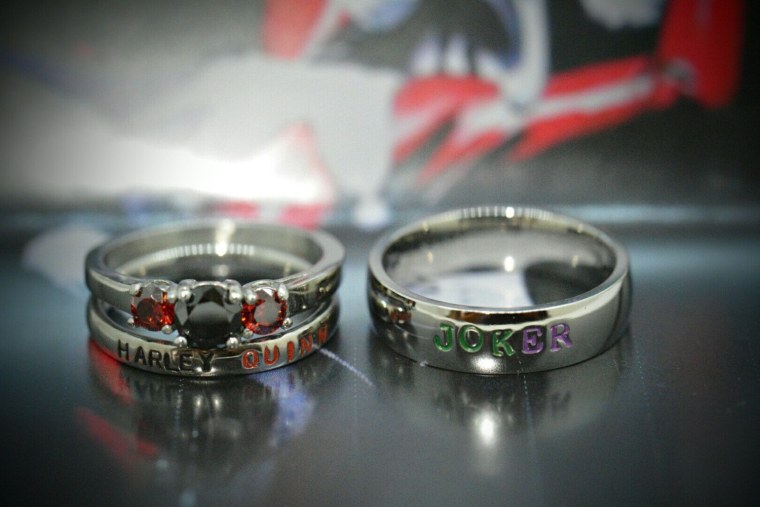 Кольца Харли Квинн и Джокер