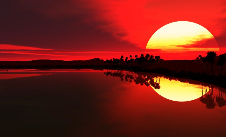 Красный закат