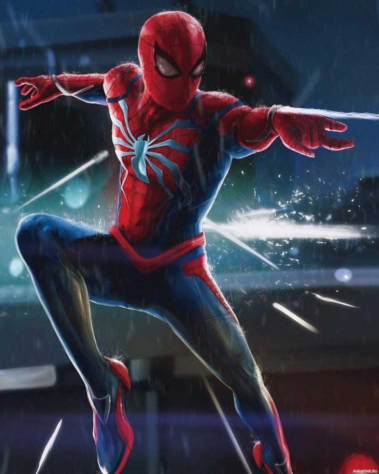 Том Холланд человек паук