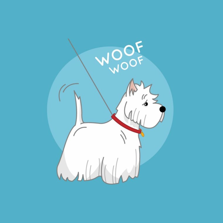 Вест хайленд Уайт терьер в ЛОГОТИПАХ