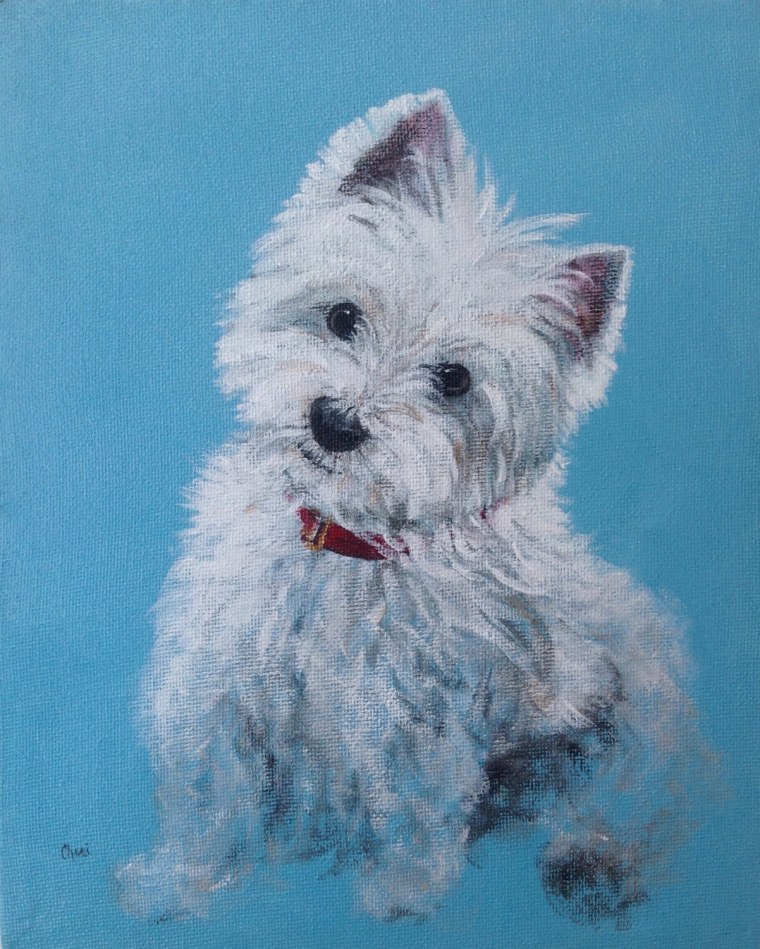 Вышивка Вест хайленд Уайт терьер