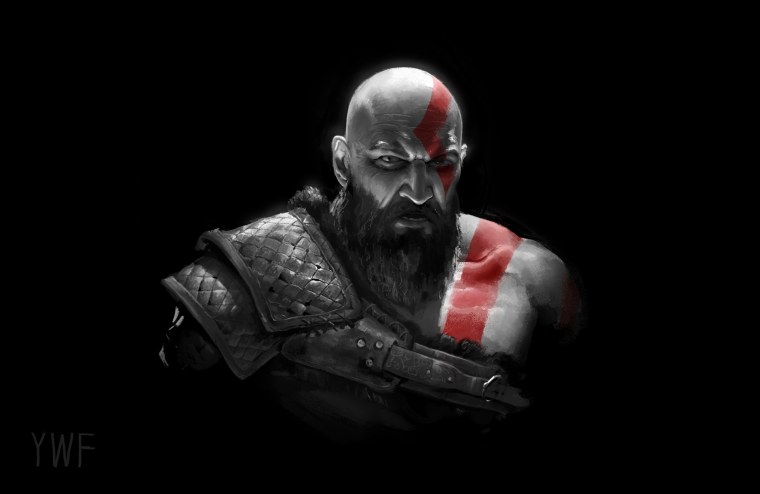 God of War 1080 Кратос
