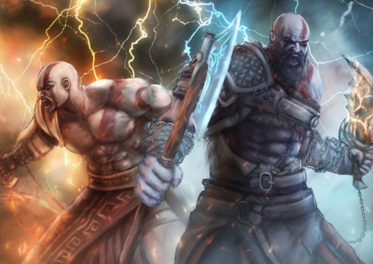 Кратос God of War 2018