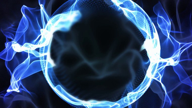 Синий газовый огонь