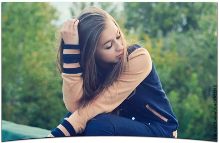 Девушка в полный рост без лица