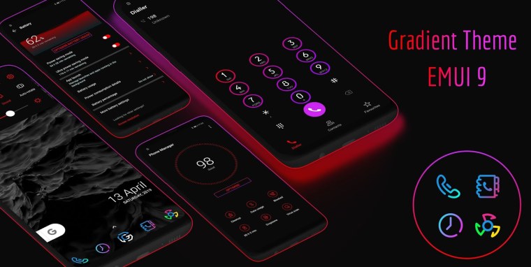 Темные обои Huawei