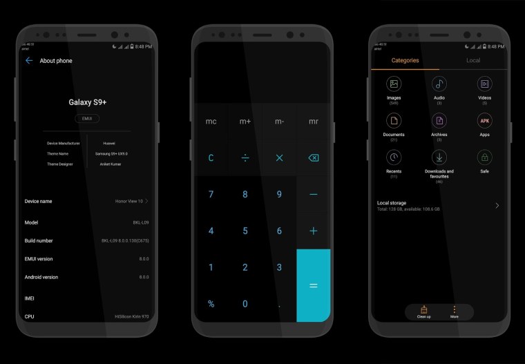 Samsung Galaxy s8 тема для EMUI