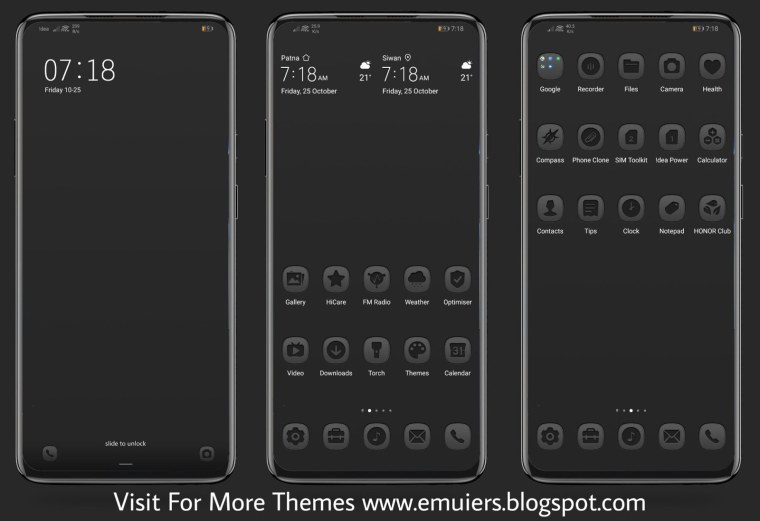 Тема для Honor 8x IOS