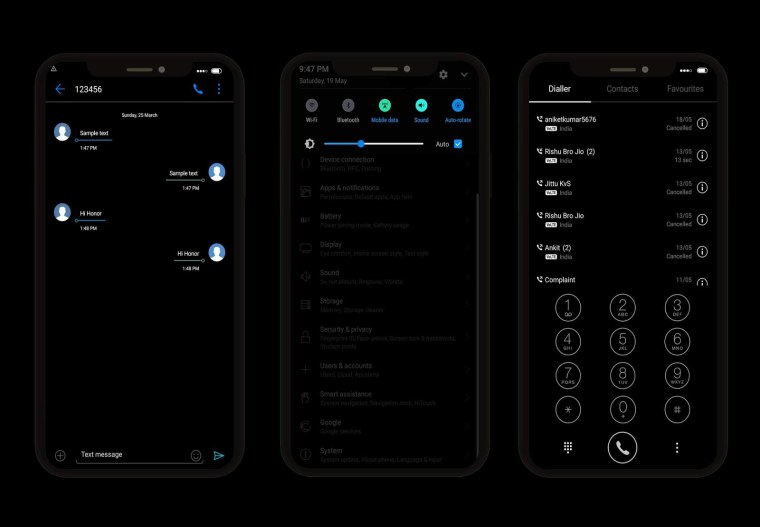 Темы для хонор тёмные бесплатно