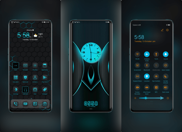 Theme EMUI 11 Dark
