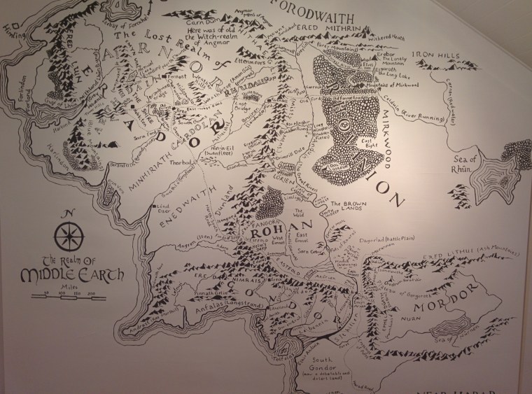 Карта Средиземье Хоббит