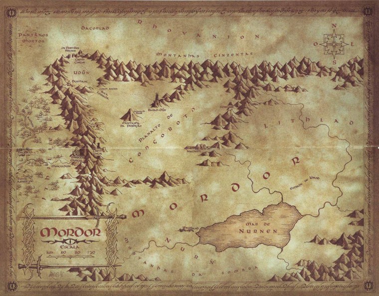 Средиземье Властелин колец карта на русском