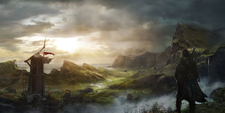 Рохан на карте Средиземья