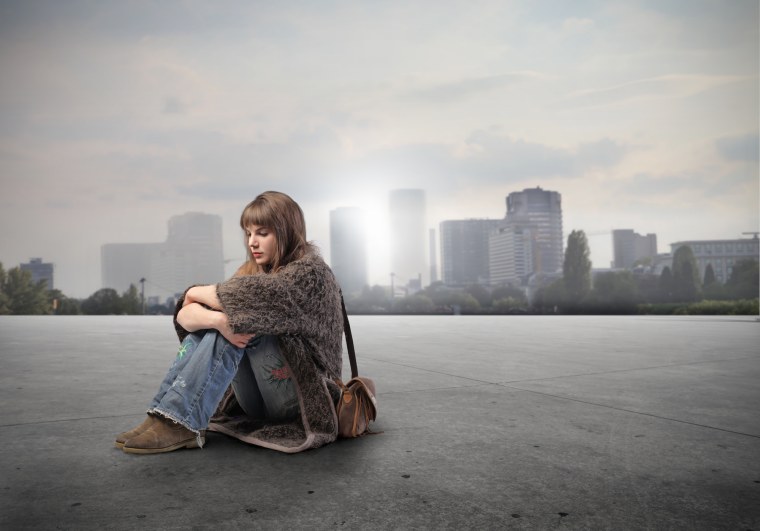 Грустная девушка