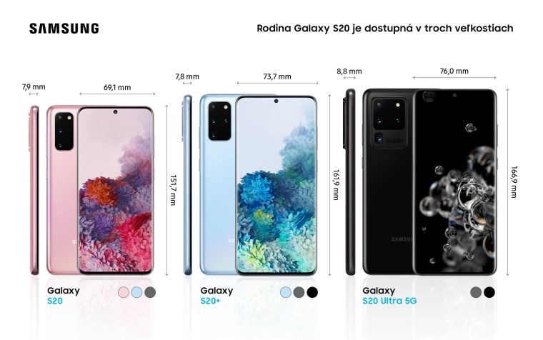 Samsung Galaxy s20 and s20 Plus