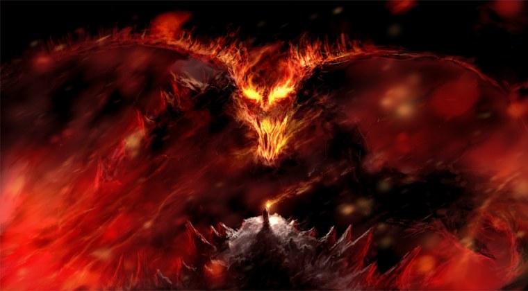 Сатана в огне