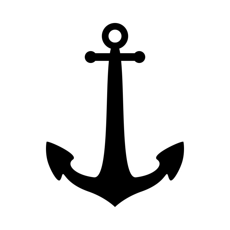 Якорь силуэт