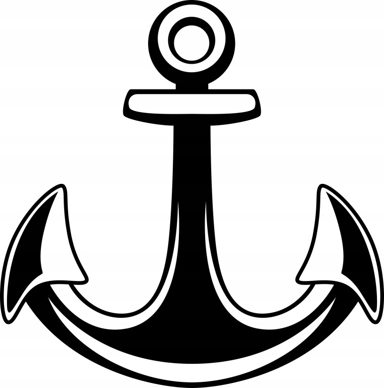 Якорь нарисовать