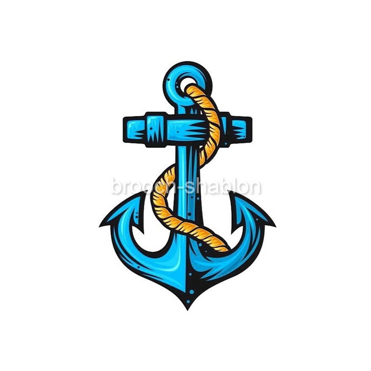 Значок якорь