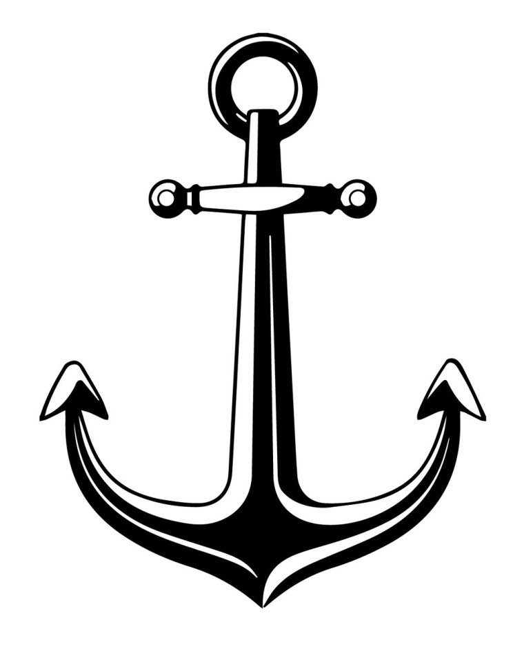 Значок якорь