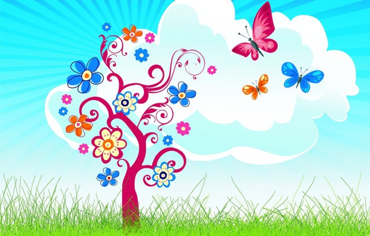 Красивое дерево детское