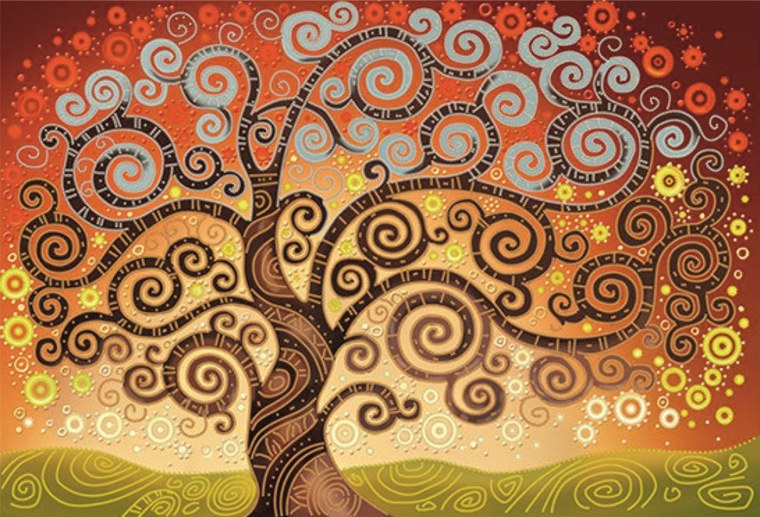 Вышивка дерево счастья