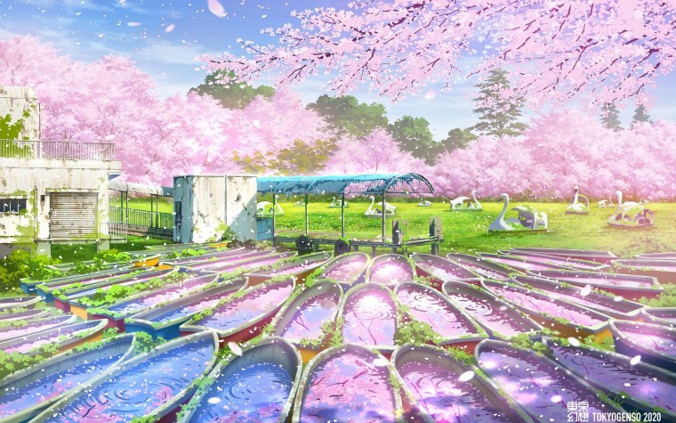 Сакура Токио арт