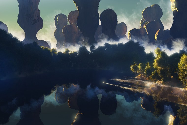 Красивые аниме пейзажи