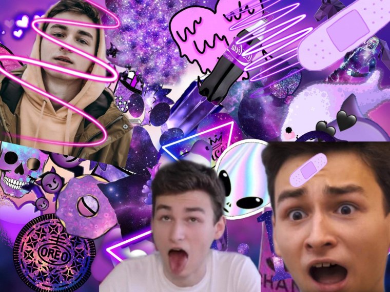 Радужная картина со смайликом