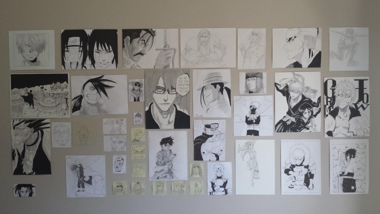 Манга коллаж Токийский гуль